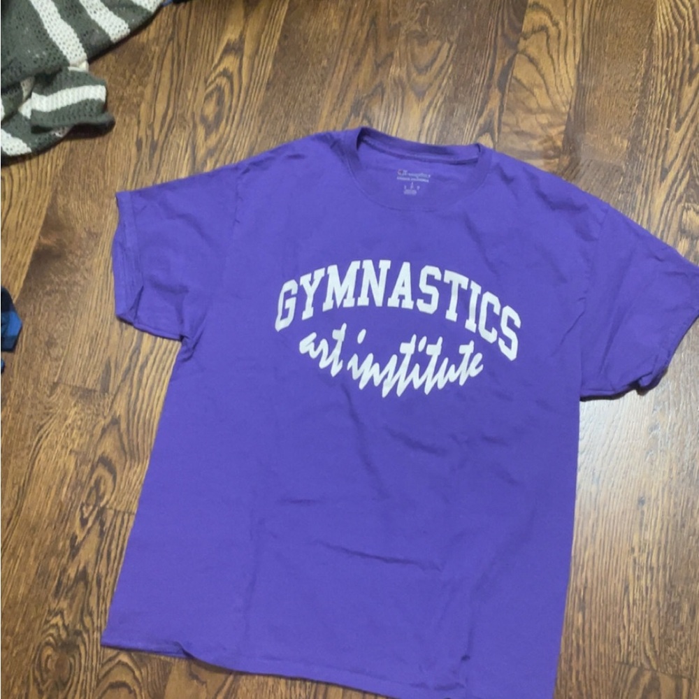 Off-White Purple Gymnastics Tee
